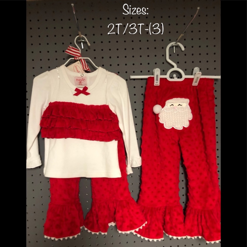 Chenille Santa Set!!
